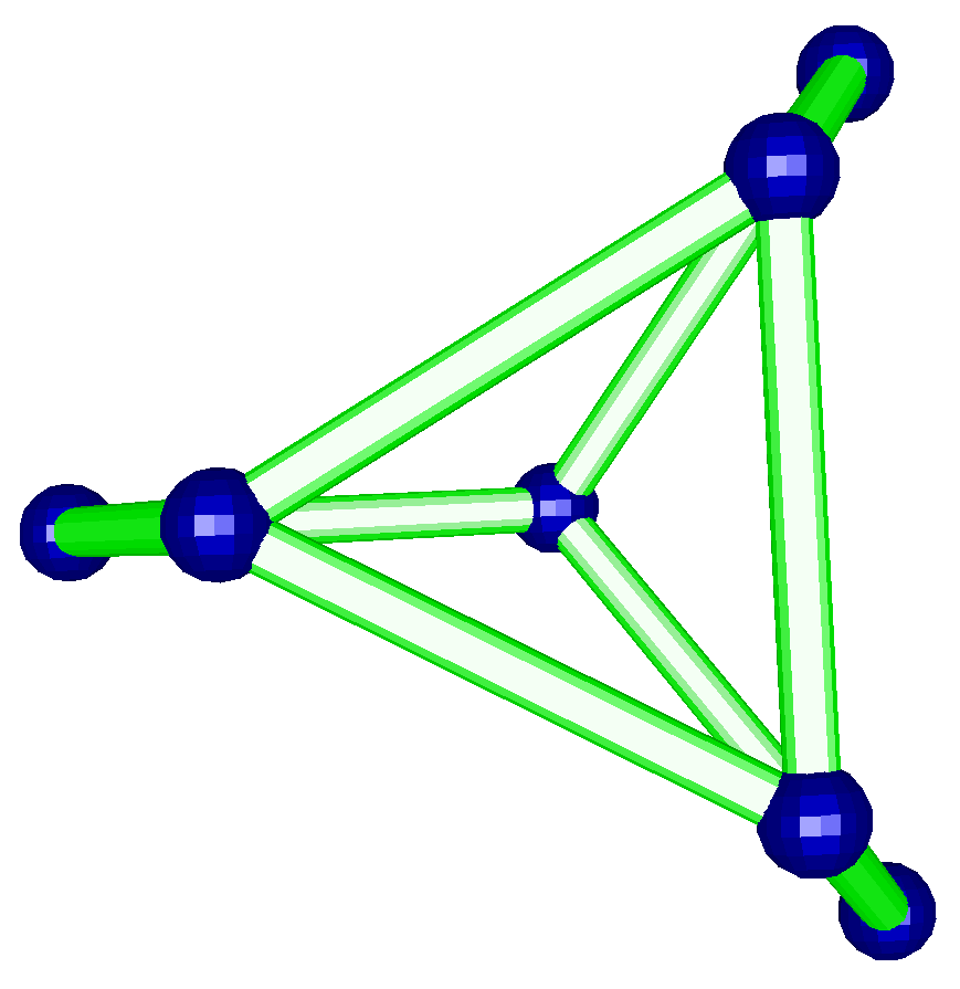 6-Connected 3D Nets