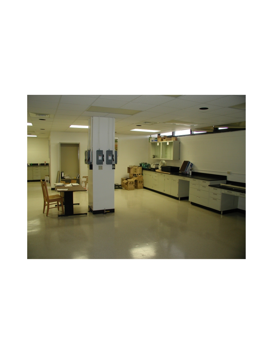 Empty Lab in 2001