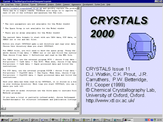 Crystals Splash Screen